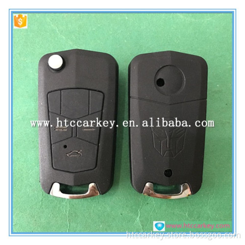 trade assurance car key cover for Toyota 3 Button Flip Remote Key Shell